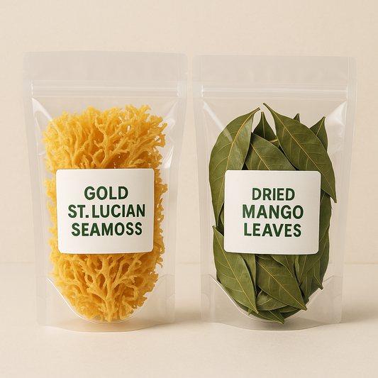 Wildcrafted Seamoss with Mango Leaves Bundle