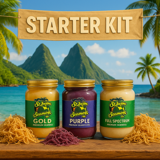 Sea Moss Business Starter Pack — Gold, Purple, Full Spectrum (20 lb)
