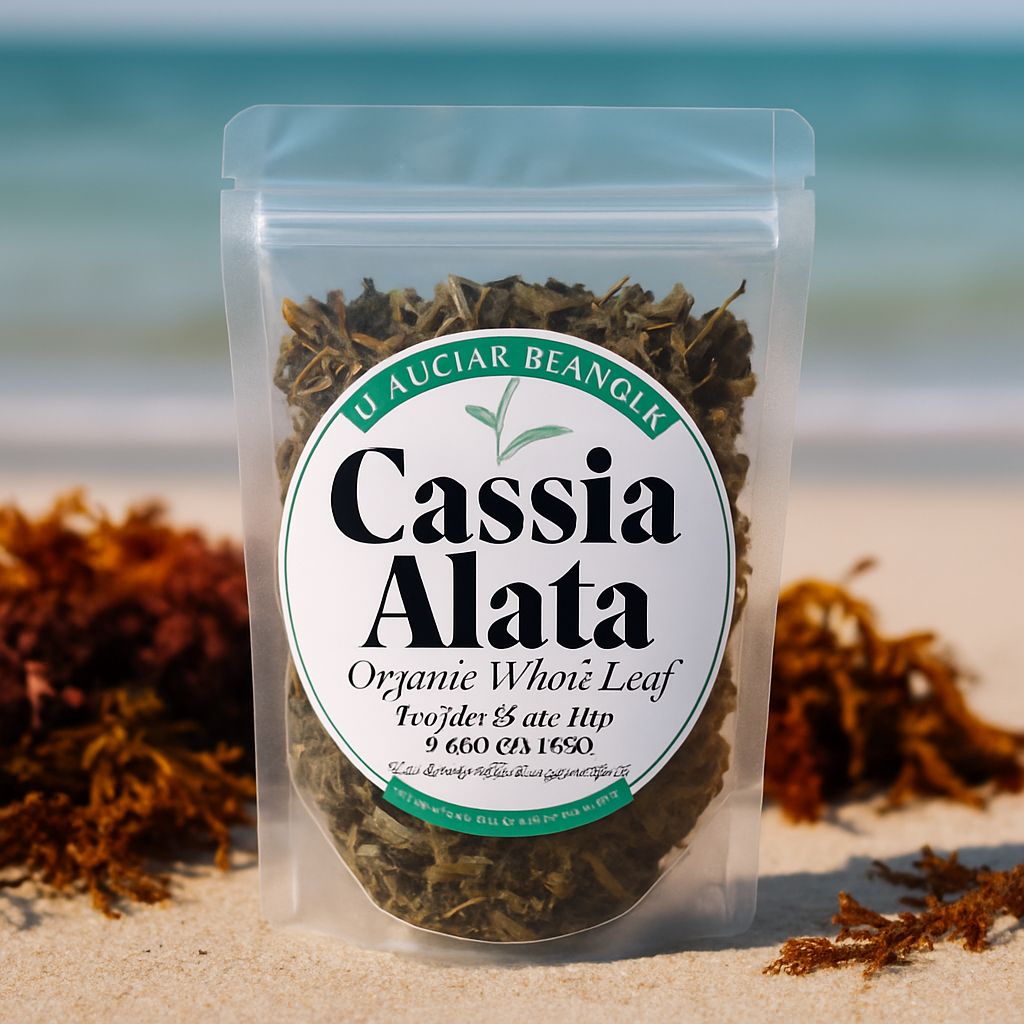 Dried Cassia Alata Leaves - lifestyle photo