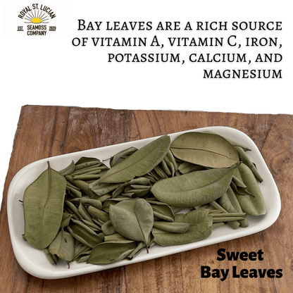 Sweet Bay Leaves - close-up texture