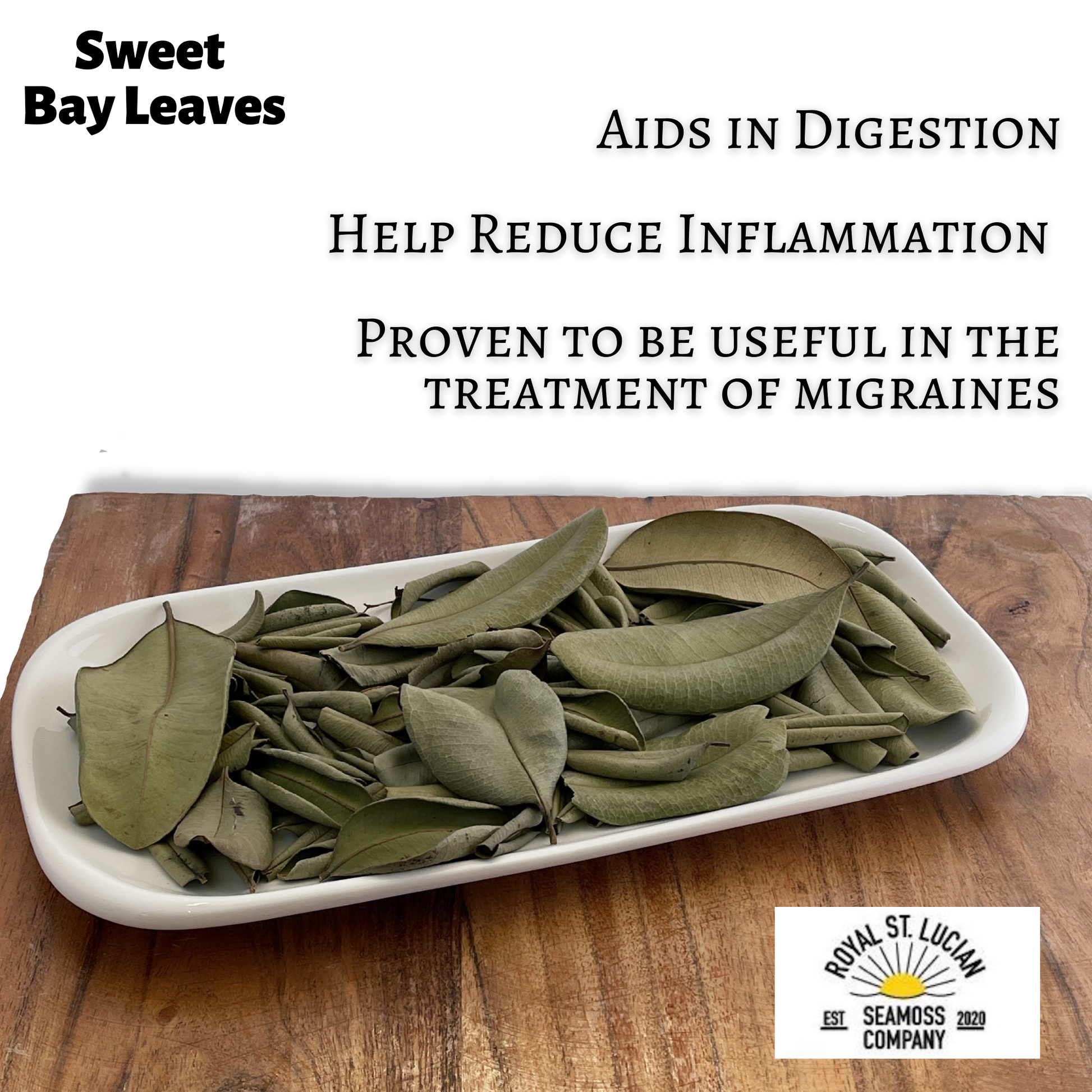 Sweet Bay Leaves - packaging detail