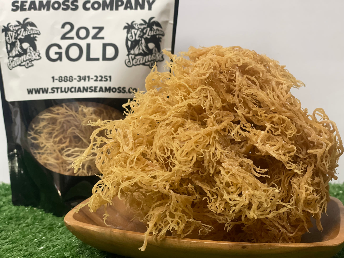 🌊 Premium St. Lucian Gold Seamoss