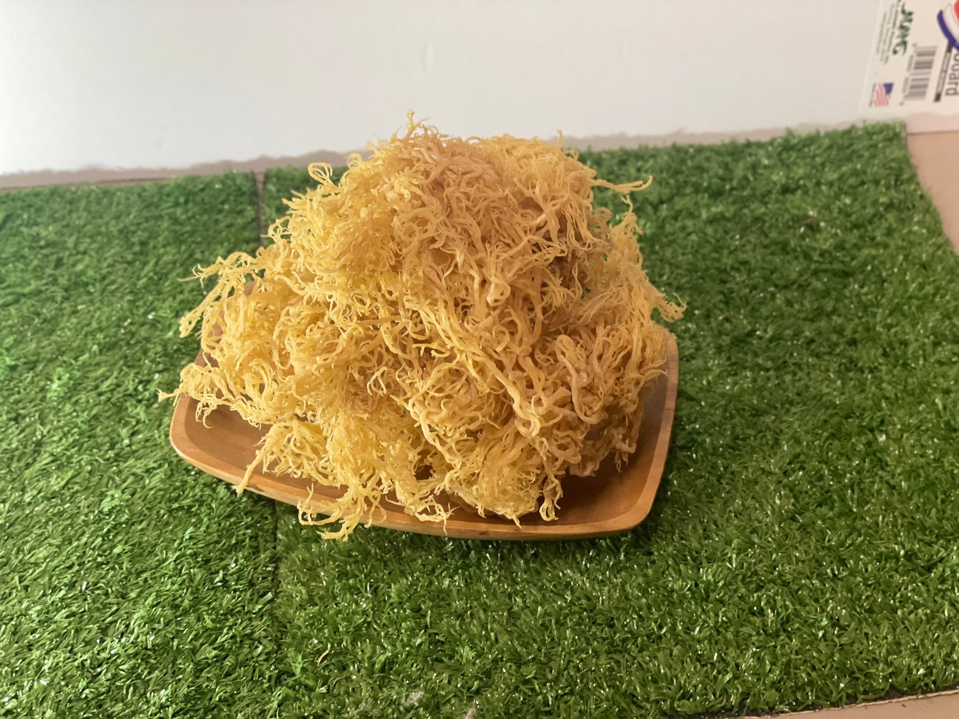 St. Lucian Gold Sea Moss - dried sea moss close-up