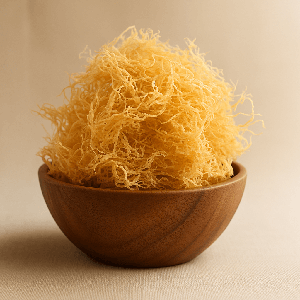 St. Lucian Gold Sea Moss bag - 4oz, 8oz, 1lb sizes