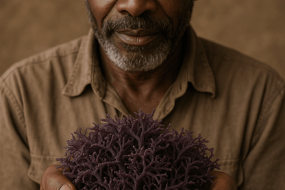 St. Lucian Purple Sea Moss Wholesale - Saint Lucia harvester